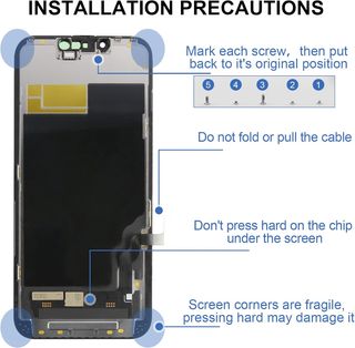 Schermo LCD di ricambio per iPhone 13, schermo