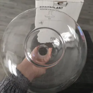 Caraffa Ikea in vetro trasparente