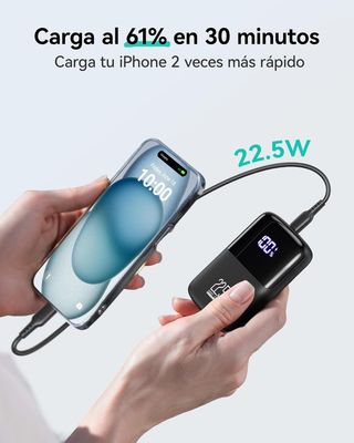 INIU Power Bank, Mini 10000mAh 22.5W Batteria Esterna