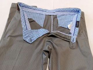 Pantalón Mirto verde estampado