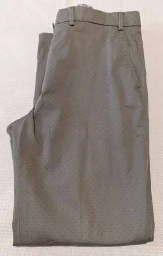 Pantalón Mirto verde estampado