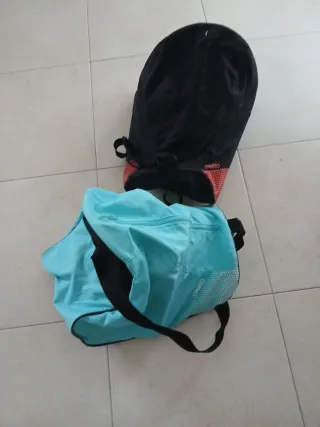 Patines Oxelo Negro Talla 35-38 Con bolsa transpor