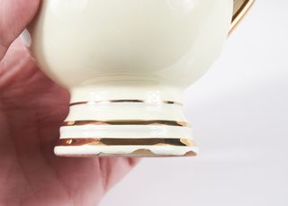 Quattro tazze Liberty ceramica Carraresi anni ‘30