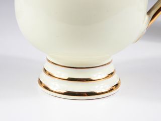 Quattro tazze Liberty ceramica Carraresi anni ‘30