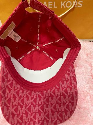 Gorra Michael Kors Roja Logo MK