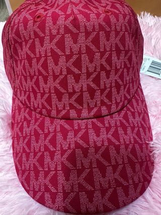 Gorra Michael Kors Roja Logo MK