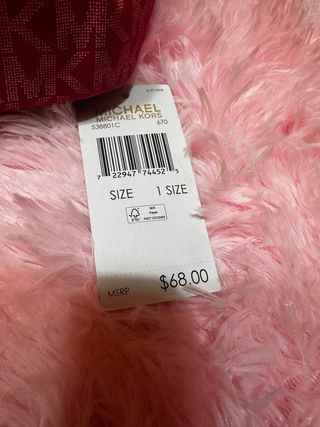 Gorra Michael Kors Roja Logo MK