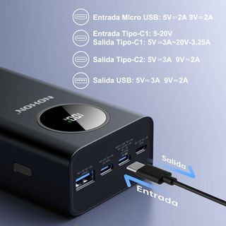 NOHON 65W Batteria Esterna 26800mAh Portatile