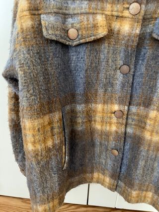 Sobrecamisa Zara cuadros mujer