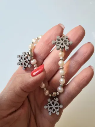 Braccialetto natalizio handmade