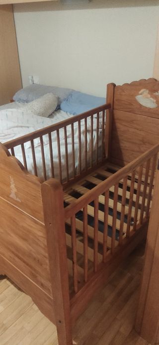 Cuna Madera Maciza.