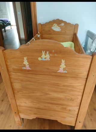 Cuna Madera Maciza.