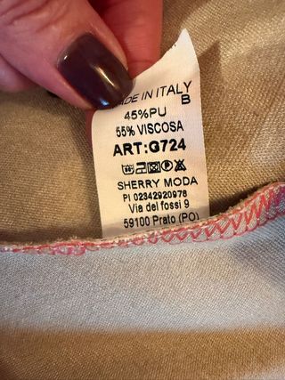 Giacca ecopelle rossa zip volan