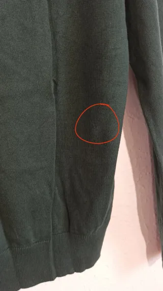 Jersey Sfera cuello pico verde Talla S