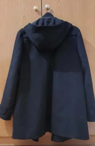 Abrigo Zara Negro Mujer