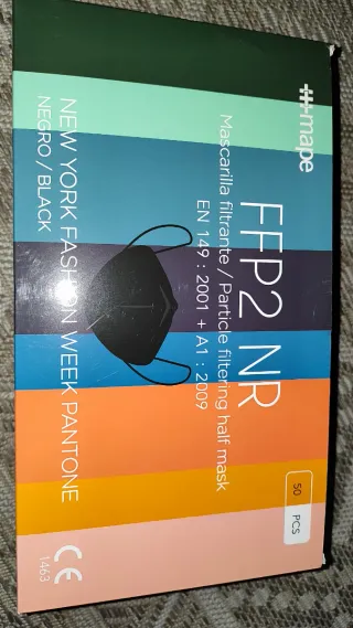 Caja Mascarillas FFP2 NR Negras