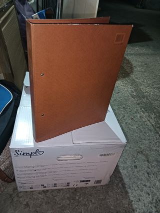 Carpeta Marrón con Anillas