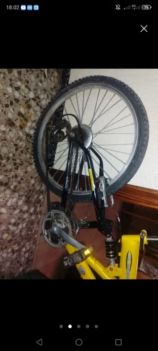 Bicicleta Montaña BH Dual Suspensión Amarilla