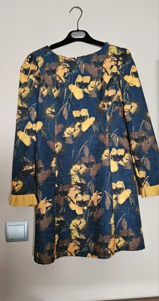 Vestido corto estampado floral