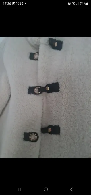 Chaqueta borreguito Zara beige