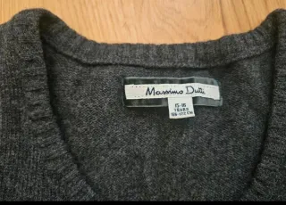 Vestido Massimo Dutti gris Talla S