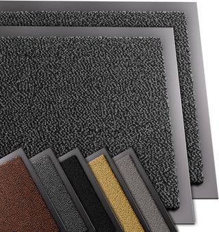 VOUNOT Set di 2 zerbini per ingresso, antiscivolo e impermeabili