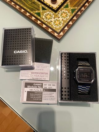 Lote Casio: Reloj, Caja y Documentación