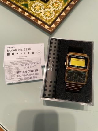 Lote Casio: Reloj, Caja y Documentación