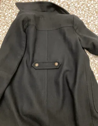 Chaqueta de paño negra