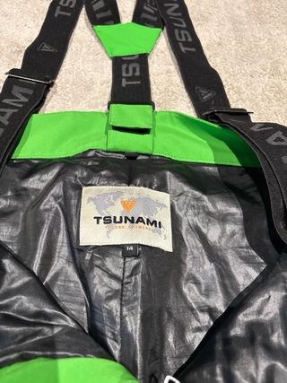 Pantalón de Ski Tsunami Niño T14 Verde