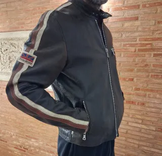 Chaqueta de piel Chevignon Talla M