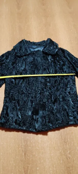 Pelliccia Astrakan Donna Anni '90 TG Small