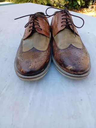 Francesine multicolore in pelle