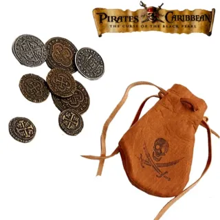 Monedas Piratas del Caribe. Piezas Felipe II y I