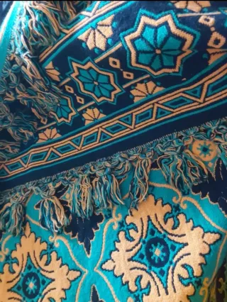 Splendida coperta abruzzese. Anni 70. Singolo.