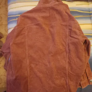 Chaqueta pana Zara rosa