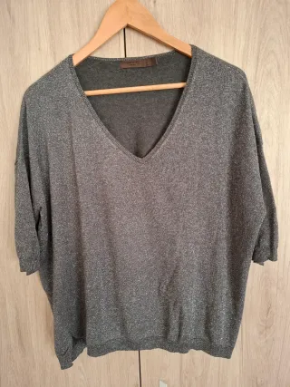 Jersey plateado CORTEFIEL talla M