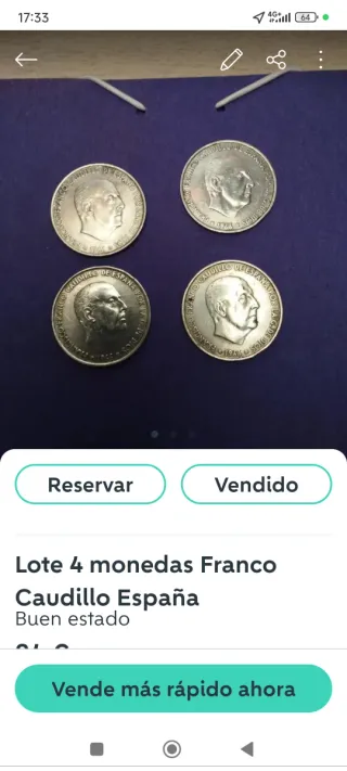15 Monedas 100 Pesetas Plata