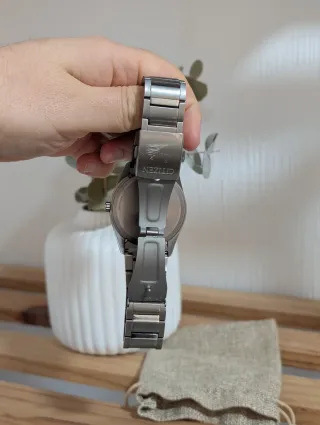 Citizen Eco-Drive Titanium Blue Dial