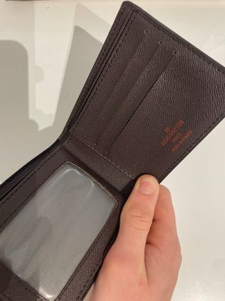 Cartera Louis Vuitton Damier Ebene Original