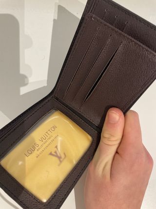 Cartera Louis Vuitton Damier Ebene Original