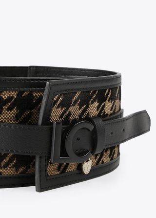 Cinturón Ancho Lola Casademunt Beige/Negro