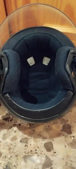 Cascos Moto Blancos y Negros