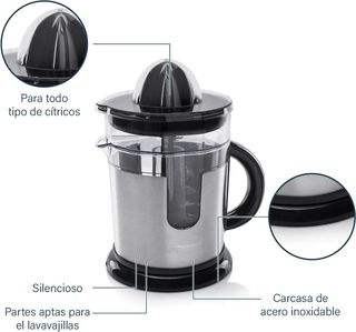 Spremiagrumi Princess 201975 Duo Juicer in acciaio inossidabile