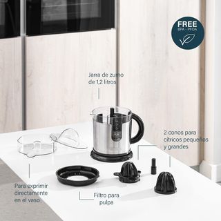 Spremiagrumi Princess 201975 Duo Juicer in acciaio inossidabile