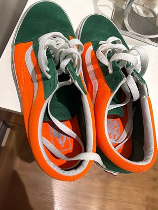 Vans Old Skool Verde y Naranja