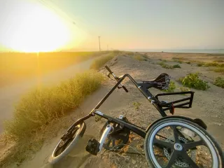 Bicicleta Plegable Strida Negra