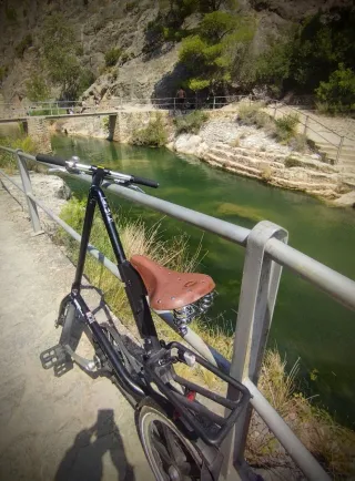 Bicicleta Plegable Strida Negra