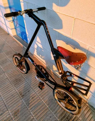 Bicicleta Plegable Strida LT - Impecable + Sillín