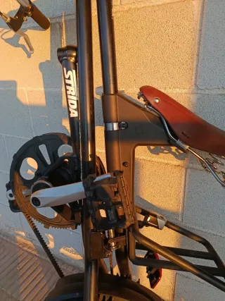Bicicleta Plegable Strida LT - Impecable + Sillín